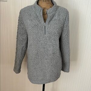 Canyon River  Gray Women's Fleece Sweatshirt